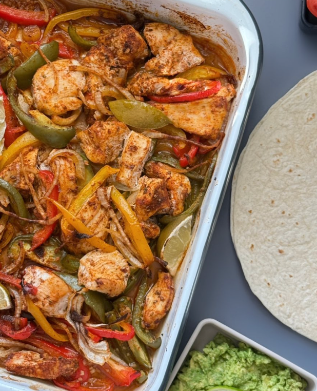 One dish oven fajitas 🌶
