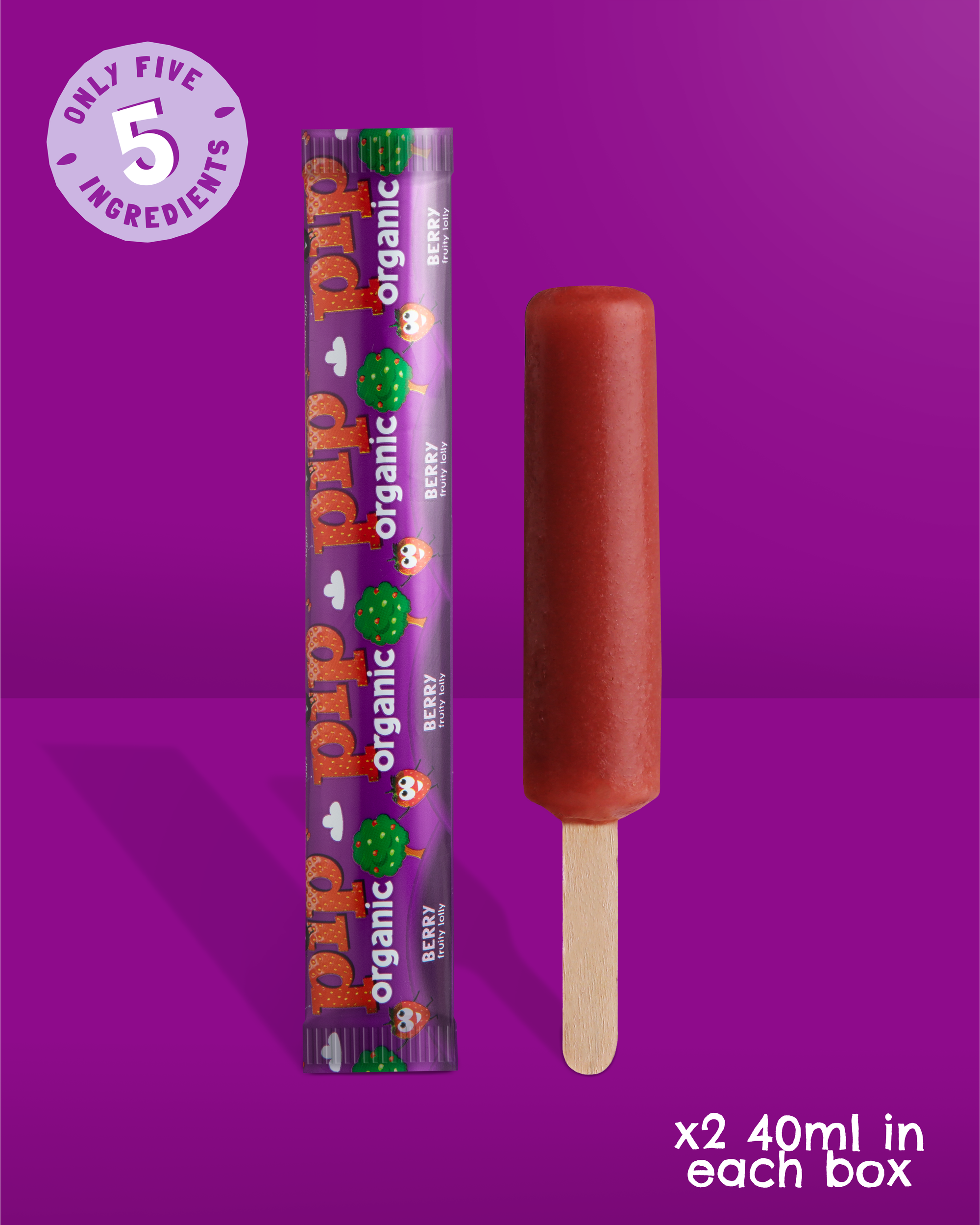 Berry Fruity Ice Lolly 40ml