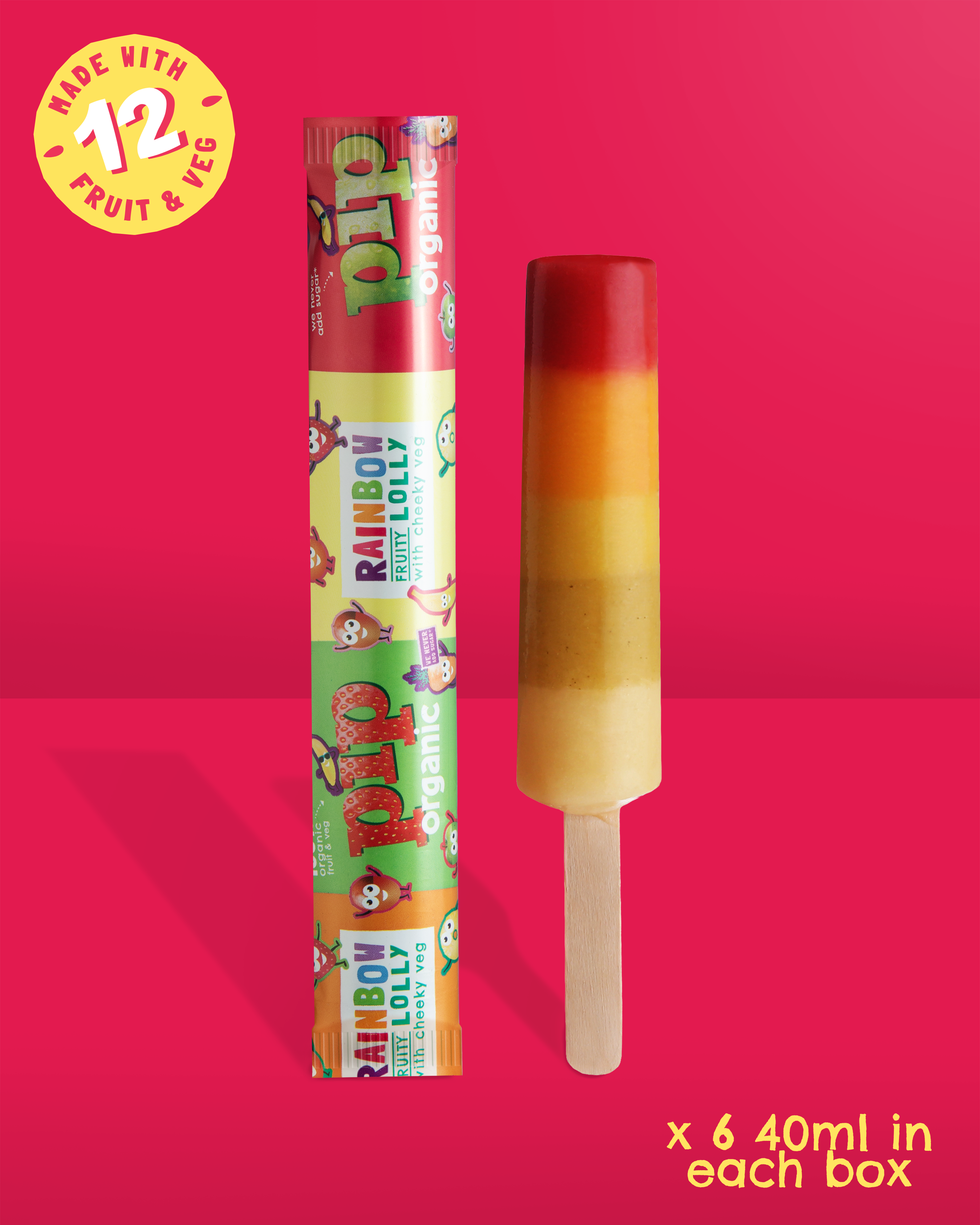 Rainbow Fruity Ice Lolly 40ml