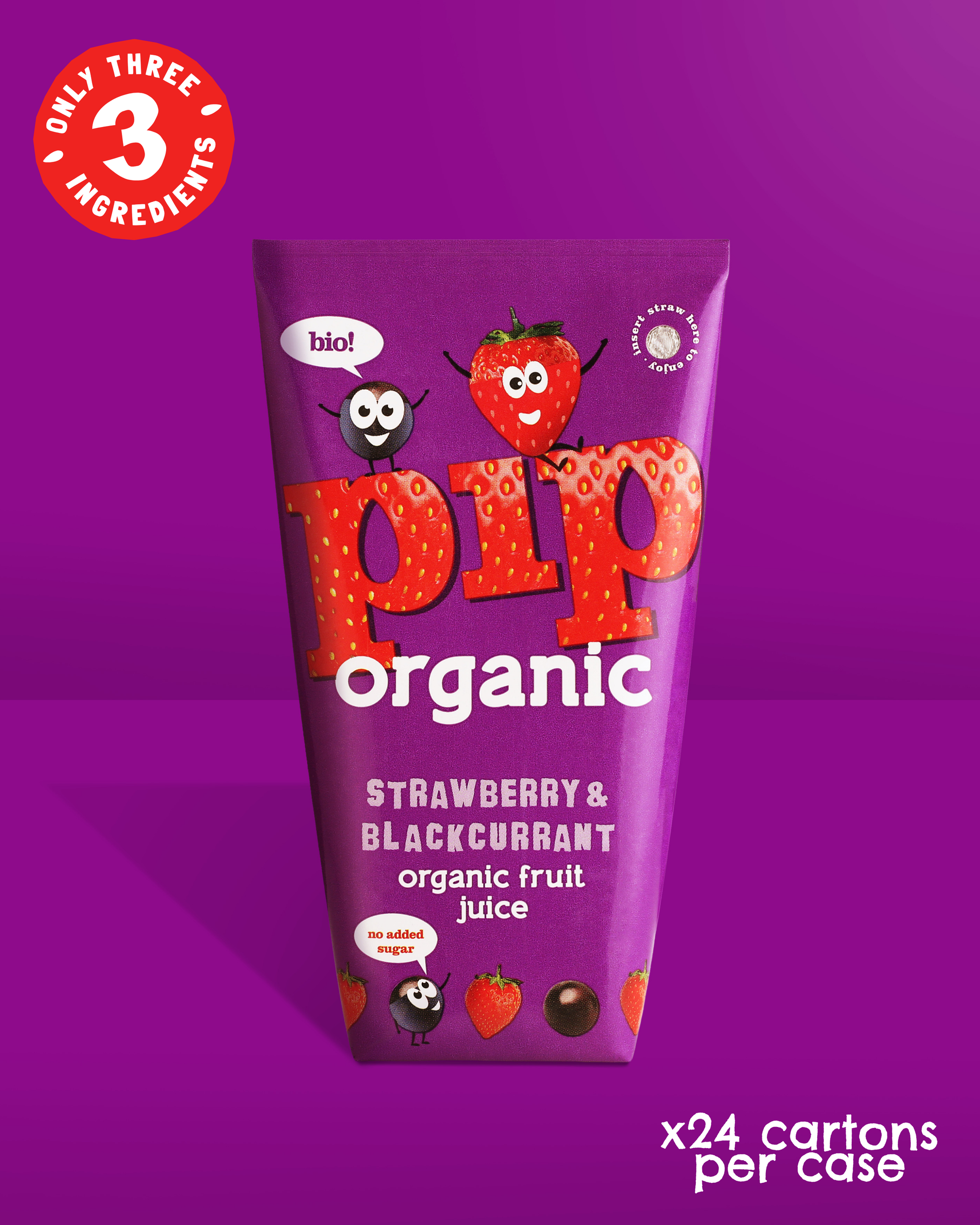 Strawberry & Blackcurrant Fruit Juice 180ml
