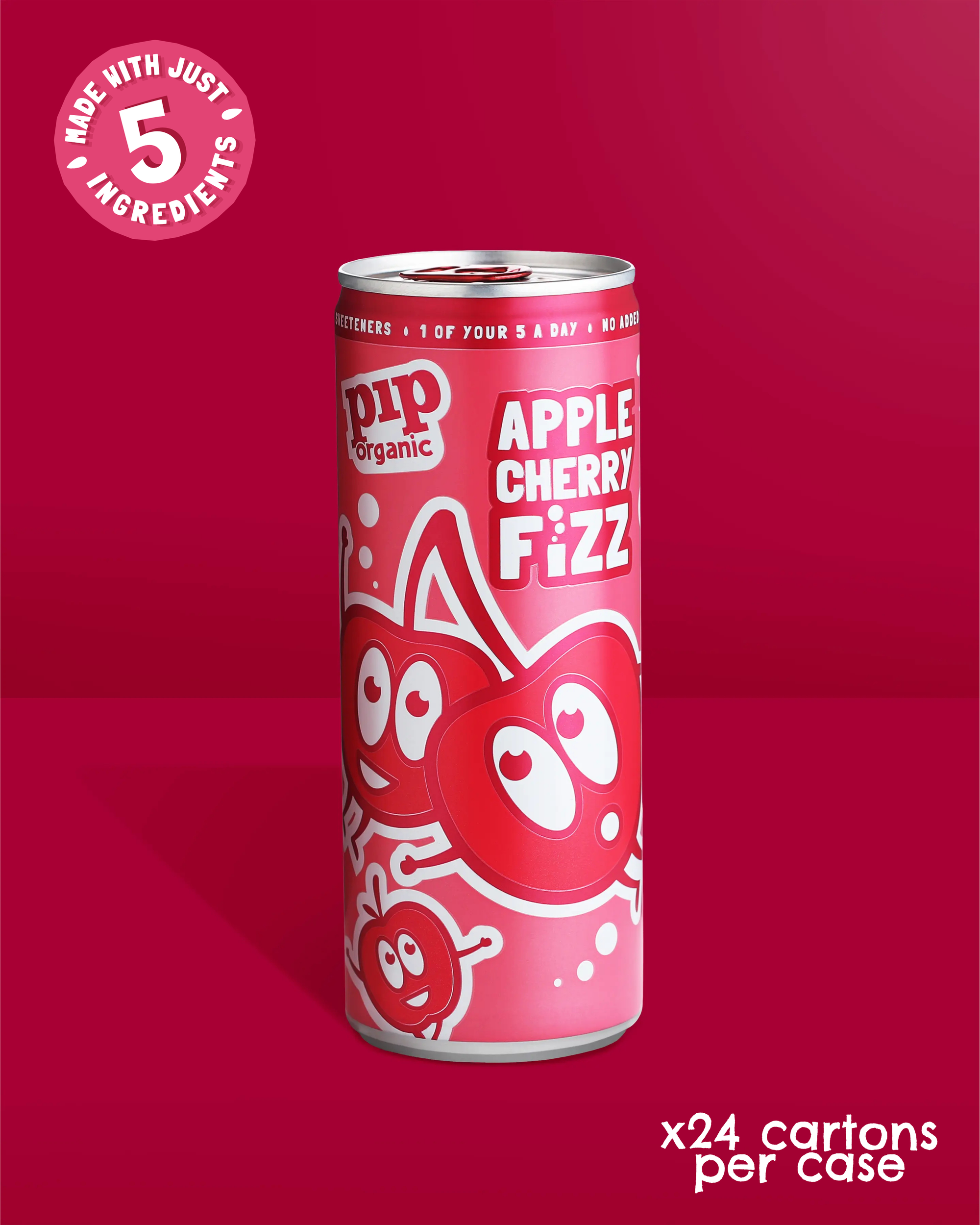 Pip Organic Apple Cherry Fizz 250ml