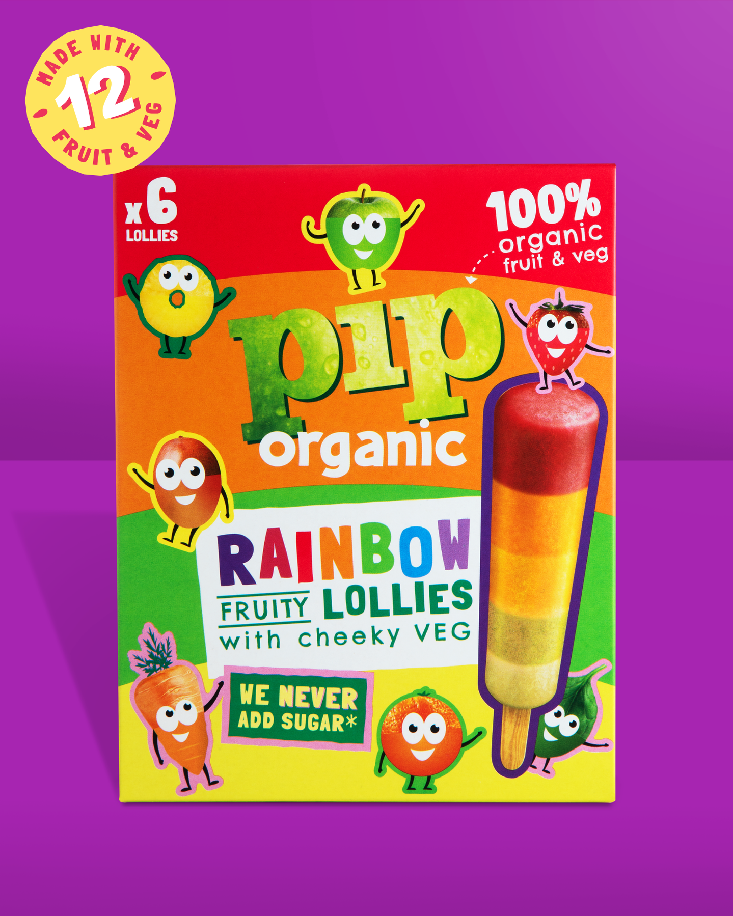 Rainbow Lolly Multipack 40ml x 6