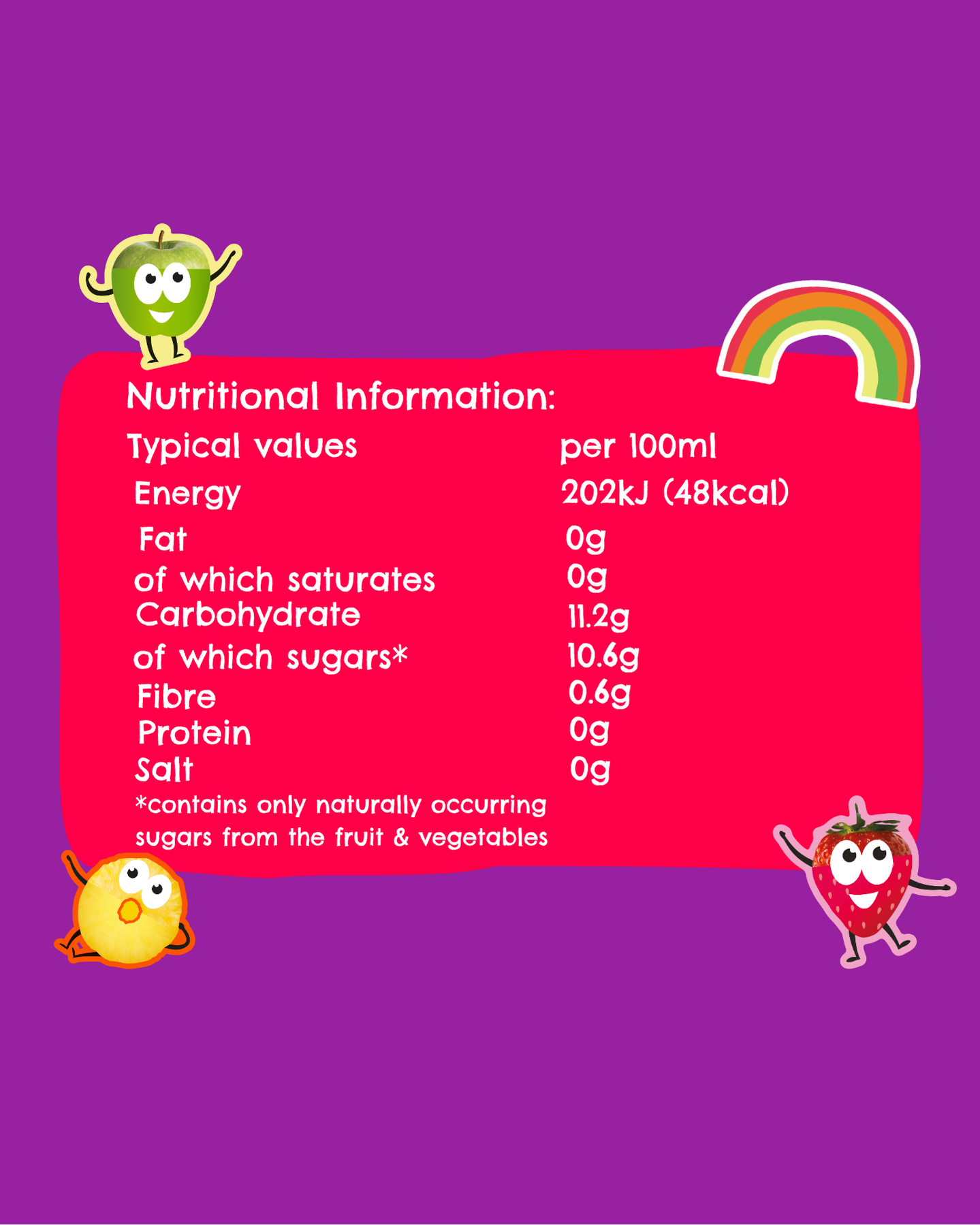 Rainbow Lolly Multipack 40ml x 6