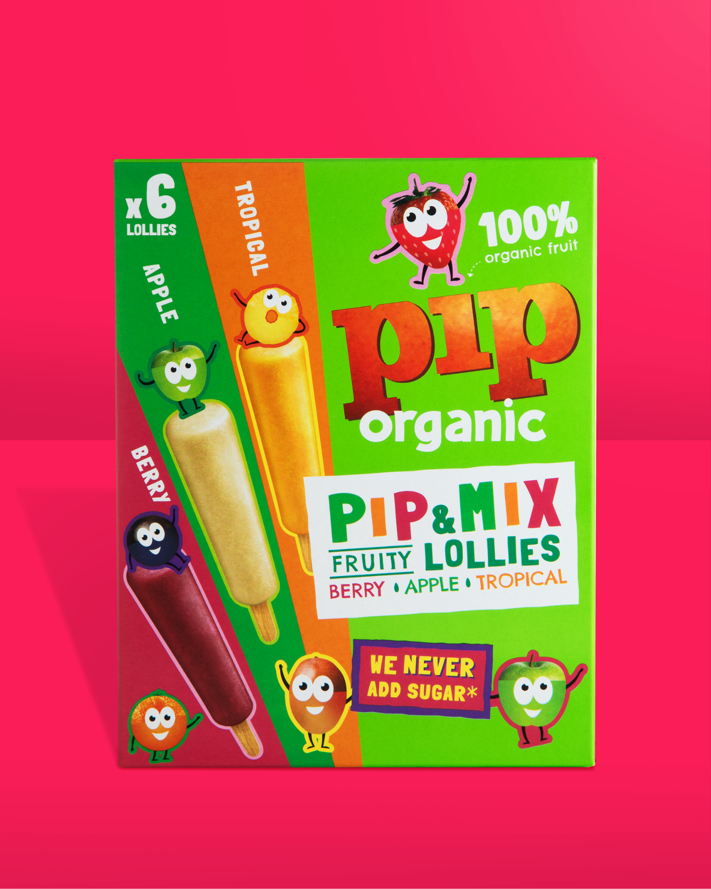 Pip & Mix Lolly Multipack 40ml x 6