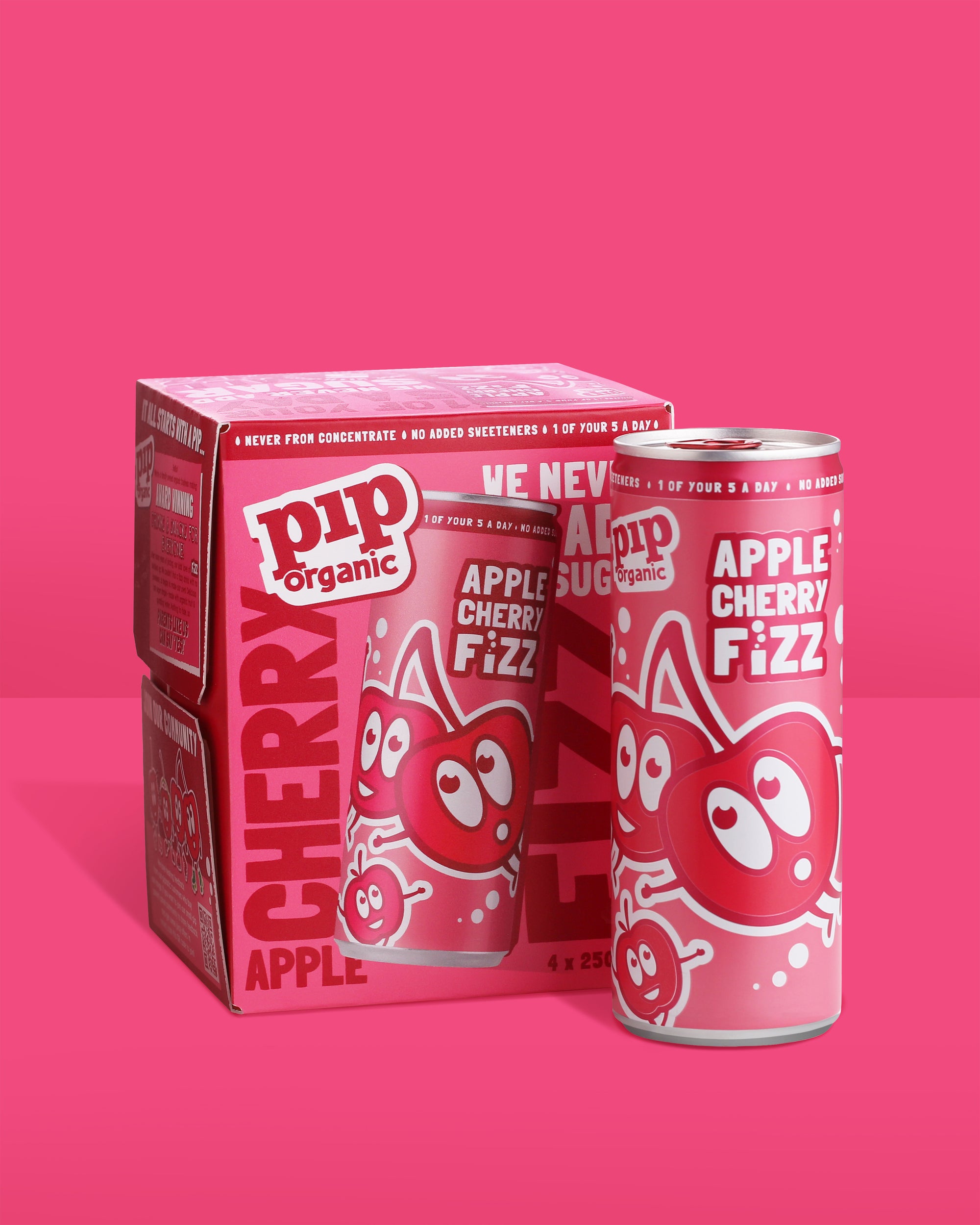 Apple Cherry Fizz x4 250ml