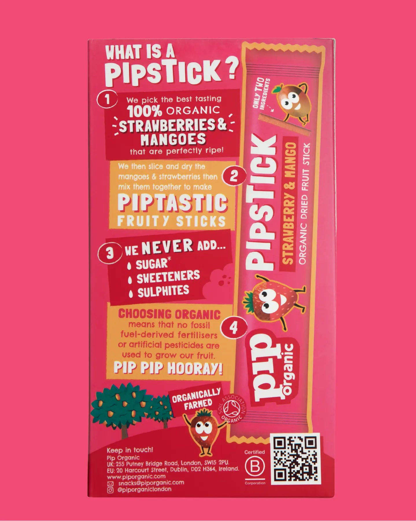 Strawberry & Mango Pipstick 18g