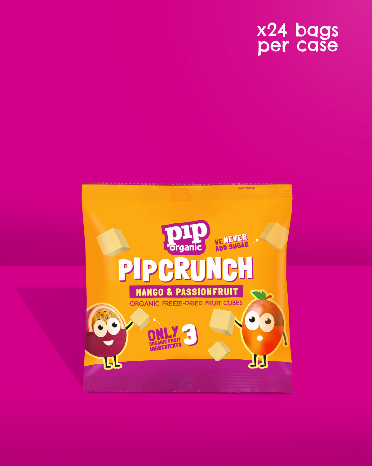 Passionfruit & Mango Pipcrunch 24x6g