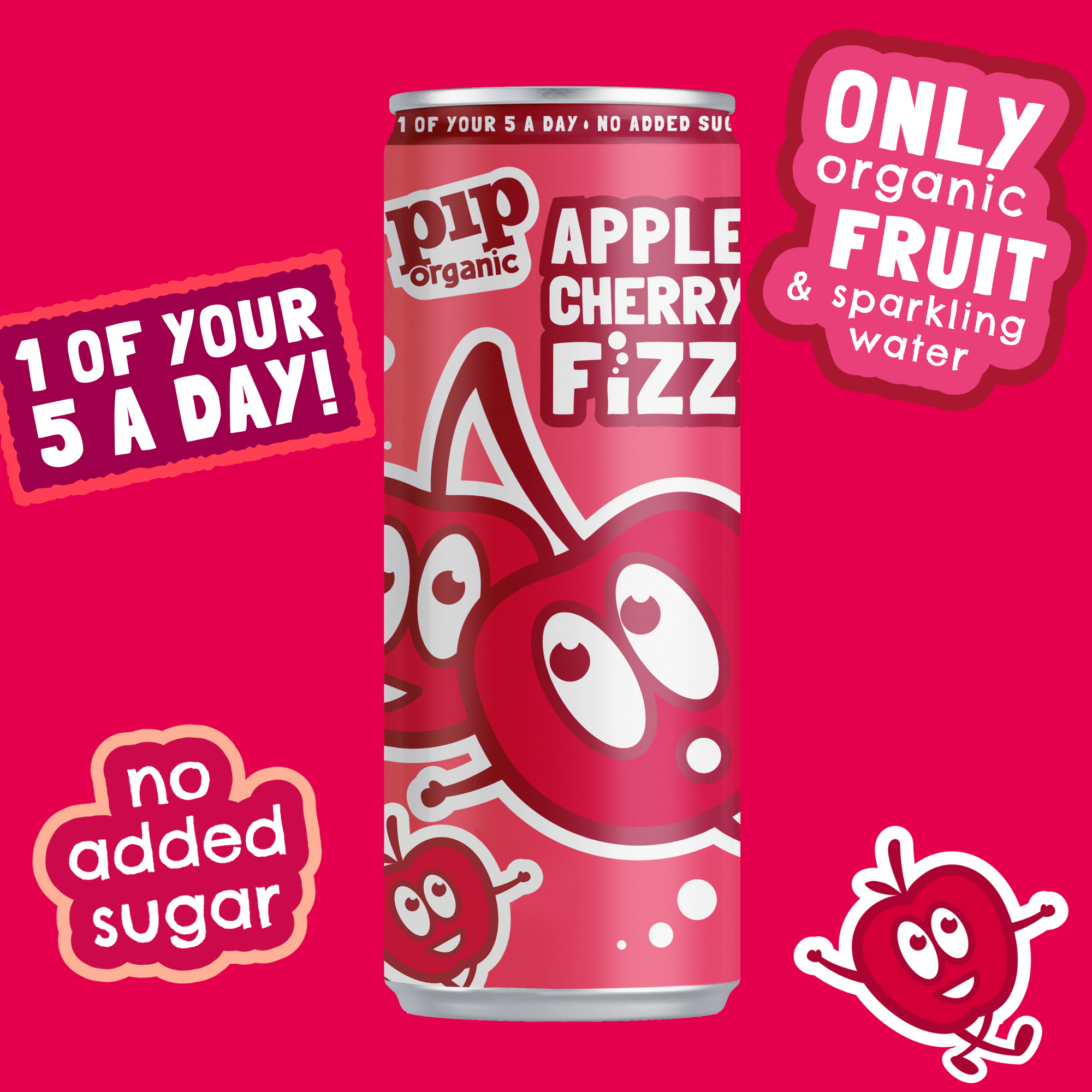 Pip Organic Apple Cherry Fizz - Image 2